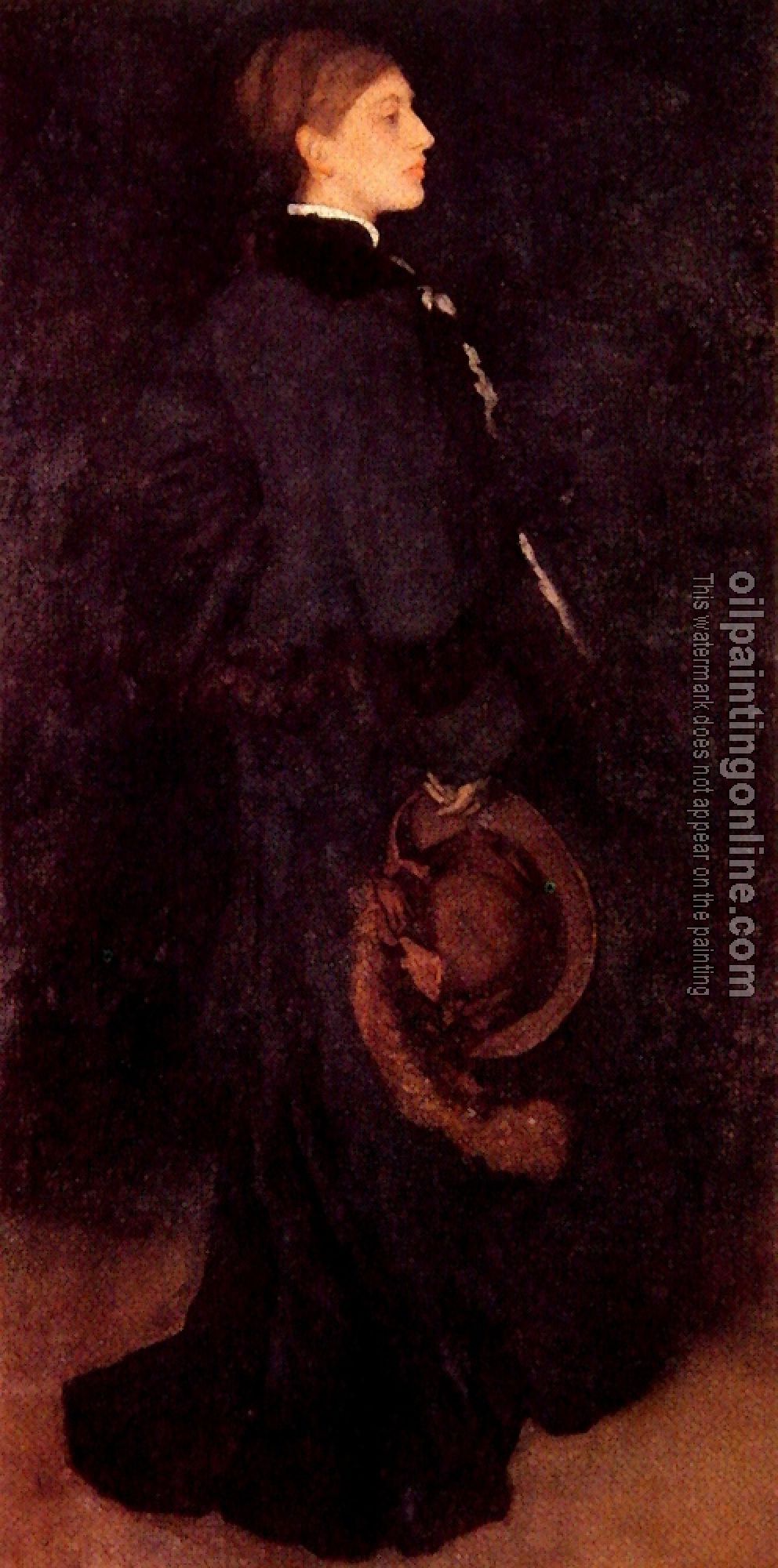 Whistler, James Abbottb McNeill - Portrait of Miss Rosa Corder